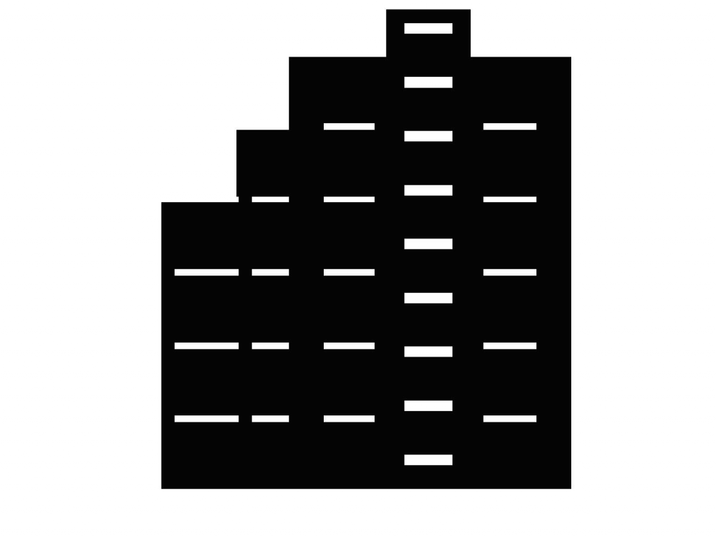斜線制限のあるマンション