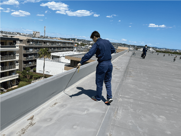 屋上防水改修調査