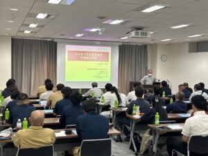 「熱中症予防管理者労働衛生教育講習」を開催